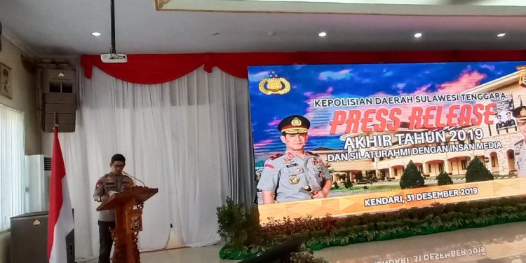 Sepanjang Tahun 2019, Tingkat Kejahatan di Sultra Turun Signifikan