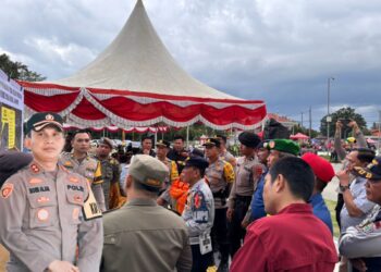 Kegiatan Berjalan Kondusif, AKBP Noer Alam Puji Soliditas Personel Polres Konawe di Pengamanan Nataru